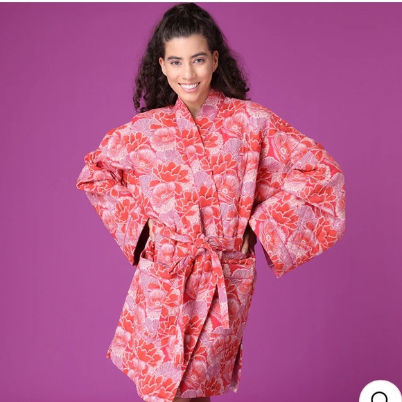 Mahogany Quilted Robe L/XL - Picture 1 of 9